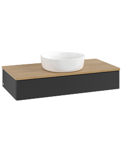 Villeroy & Boch Antao Waschtischunterschrank 1000x190x500mm L09111PD mit Beleuchtung mit Struktur FK/AP: PD/1