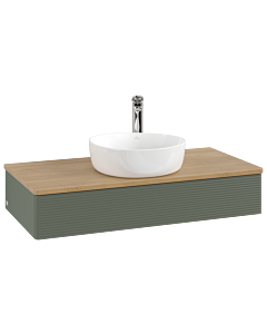 Villeroy & Boch Antao Waschtischunterschrank 1000x190x500mm L09151HL mit Beleuchtung mit Struktur FK/AP: HL/1