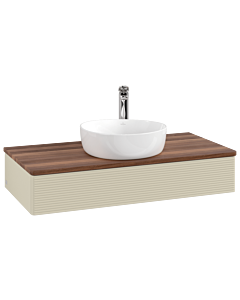 Villeroy & Boch Antao Waschtischunterschrank 1000x190x500mm L09152HJ mit Beleuchtung mit Struktur FK/AP: HJ/2