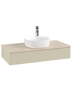 Villeroy & Boch Antao Waschtischunterschrank 1000x190x500mm L09153HJ mit Beleuchtung mit Struktur FK/AP: HJ/3