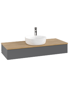 Villeroy & Boch Antao vanity unit 1200x190x500mm L10051GK with lighting FK/AP: GK/ 2000