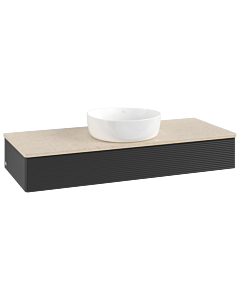 Villeroy & Boch Antao Waschtischunterschrank 1200x190x500mm L10113PD mit Beleuchtung mit Struktur FK/AP: PD/3