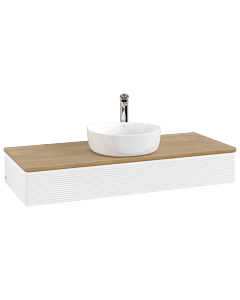 Villeroy & Boch Antao Waschtischunterschrank 1200x190x500mm L10151MT mit Beleuchtung mit Struktur FK/AP: MT/1