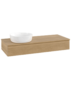 Villeroy & Boch Antao Waschtischunterschrank 1200x190x500mm L11111HN mit Beleuchtung mit Struktur FK/AP: HN/1