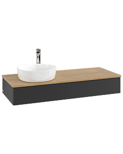 Villeroy & Boch Antao Waschtischunterschrank 1200x190x500mm L11151PD mit Beleuchtung mit Struktur FK/AP: PD/1