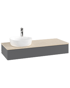 Villeroy & Boch Antao vanity unit 1200x190x500mm L11153GK with lighting with structure FK/AP: GK/3
