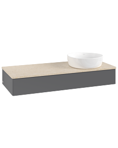 Villeroy & Boch Antao meuble sous vasque 1200x190x500mm L12013GK avec éclairage FK/AP: GK/3