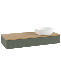 Villeroy & Boch Antao Waschtischunterschrank 1200x190x500mm L12111HL mit Beleuchtung mit Struktur FK/AP: HL/1
