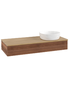 Villeroy & Boch Antao Waschtischunterschrank 1200x190x500mm L12111HM mit Beleuchtung mit Struktur FK/AP: HM/1