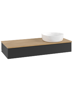 Villeroy & Boch Antao Waschtischunterschrank 1200x190x500mm L12111PD mit Beleuchtung mit Struktur FK/AP: PD/1