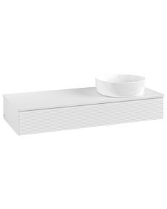 Villeroy & Boch Antao Waschtischunterschrank 1200x190x500mm L12150GF mit Beleuchtung mit Struktur FK/AP: GF/0
