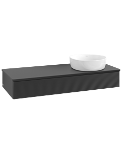 Villeroy & Boch Antao Waschtischunterschrank 1200x190x500mm L12150PD mit Beleuchtung mit Struktur FK/AP: PD/0