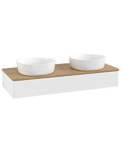 Villeroy & Boch Antao Waschtischunterschrank 1200x190x500mm L13011MT mit Beleuchtung FK/AP: MT/1