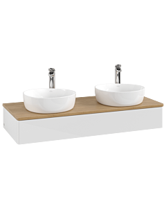Villeroy & Boch Antao vanity unit 1200x190x500mm L13051GF with lighting FK/AP: GF/ 2000