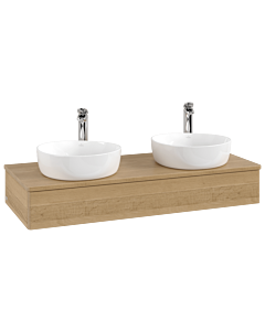 Villeroy & Boch Antao Waschtischunterschrank 1200x190x500mm L13051HN mit Beleuchtung FK/AP: HN/1