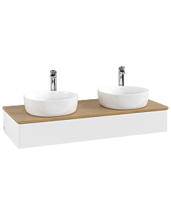 Villeroy & Boch Antao Waschtischunterschrank 1200x190x500mm L13051MT mit Beleuchtung FK/AP: MT/1