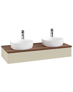 Villeroy & Boch Antao Waschtischunterschrank 1200x190x500mm L13052HJ mit Beleuchtung FK/AP: HJ/2