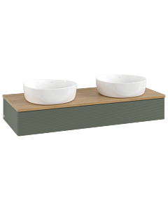 Villeroy & Boch Antao Waschtischunterschrank 1200x190x500mm L13111HL mit Beleuchtung mit Struktur FK/AP: HL/1