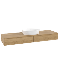 Villeroy & Boch Antao Waschtischunterschrank 1600x190x500mm L14011HN mit Beleuchtung FK/AP: HN/1