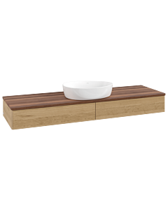 Villeroy & Boch Antao meuble sous vasque 1600x190x500mm L14012HN avec éclairage FK/AP: HN/2