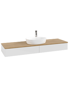 Villeroy & Boch Antao vanity unit 1600x190x500mm L14051GF with lighting FK/AP: GF/ 2000