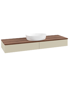 Villeroy & Boch Antao Waschtischunterschrank 1600x190x500mm L14112HJ mit Beleuchtung mit Struktur FK/AP: HJ/2