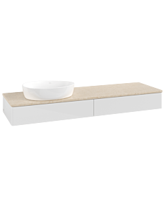 Villeroy & Boch Antao vanity unit 1600x190x500mm L15013GF with lighting FK/AP: GF/3