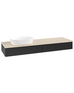 Villeroy & Boch Antao vanity unit 1600x190x500mm L15013PD with lighting FK/AP: PD/3