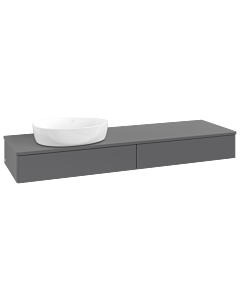 Villeroy & Boch Antao vanity unit 1600x190x500mm L15050GK with lighting FK/AP: GK/ 1930