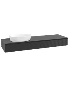 Villeroy & Boch Antao Waschtischunterschrank 1600x190x500mm L15110PD mit Beleuchtung mit Struktur FK/AP: PD/0