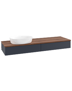 Villeroy & Boch Antao meuble sous vasque 1600x190x500mm L15112HG avec éclairage avec structure FK/AP: HG/2