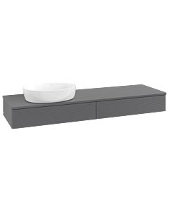 Villeroy & Boch Antao vanity unit 1600x190x500mm L15150GK with lighting with structure FK/AP: GK/ 1930