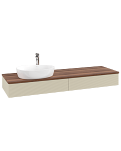 Villeroy & Boch Antao Waschtischunterschrank 1600x190x500mm L15152HJ mit Beleuchtung mit Struktur FK/AP: HJ/2