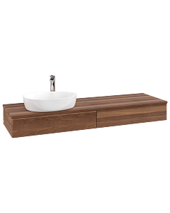 Villeroy & Boch Antao Waschtischunterschrank 1600x190x500mm L15152HM mit Beleuchtung mit Struktur FK/AP: HM/2