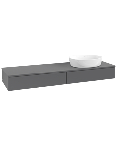 Villeroy & Boch Antao meuble sous vasque 1600x190x500mm L16010GK avec éclairage FK/AP: GK/ 1930