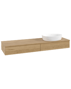 Villeroy & Boch Antao meuble sous vasque 1600x190x500mm L16011HN avec éclairage FK/AP: HN/ 2000