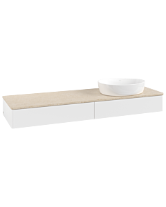 Villeroy & Boch Antao vanity unit 1600x190x500mm L16013MT with lighting FK/AP: MT/3