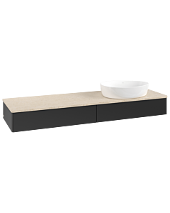 Villeroy & Boch Antao vanity unit 1600x190x500mm L16013PD with lighting FK/AP: PD/3