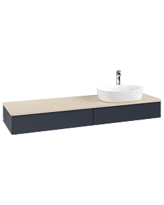 Villeroy & Boch Antao Waschtischunterschrank 1600x190x500mm L16053HG mit Beleuchtung FK/AP: HG/3