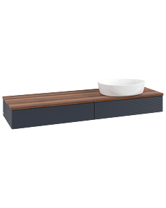 Villeroy & Boch Antao vanity unit 1600x190x500mm L16112HG with lighting with structure FK/AP: HG/2