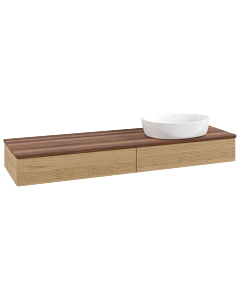 Villeroy & Boch Antao vanity unit 1600x190x500mm L16112HN with lighting with structure FK/AP: HN/2