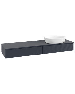 Villeroy & Boch Antao vanity unit 1600x190x500mm L16150HG with lighting with structure FK/AP: HG/ 1930