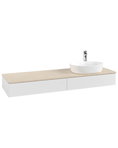Villeroy & Boch Antao meuble sous vasque 1600x190x500mm L16153GF avec éclairage avec structure FK/AP: GF/3