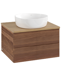 Villeroy & Boch Antao Waschtischunterschrank 600x360x500mm L18111HM mit Beleuchtung mit Struktur FK/AP: HM/1