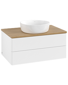 Villeroy & Boch Antao meuble sous vasque 800x360x500mm L19111MT avec éclairage avec structure FK/AP: MT/ 2000