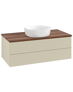 Villeroy & Boch Antao Waschtischunterschrank 1000x360x500mm L20112HJ mit Beleuchtung mit Struktur FK/AP: HJ/2