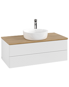 Villeroy & Boch Antao Waschtischunterschrank 1000x360x500mm L20151GF mit Beleuchtung mit Struktur FK/AP: GF/1