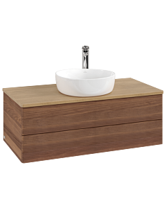 Villeroy & Boch Antao Waschtischunterschrank 1000x360x500mm L20151HM mit Beleuchtung mit Struktur FK/AP: HM/1