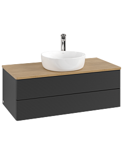 Villeroy & Boch Antao Waschtischunterschrank 1000x360x500mm L20151PD mit Beleuchtung mit Struktur FK/AP: PD/1