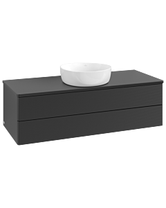 Villeroy & Boch Antao Waschtischunterschrank 1200x360x500mm L21110PD mit Beleuchtung mit Struktur FK/AP: PD/0